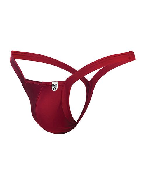 Male Basics Y Buns Thong Red XL | Shop Lowest Prices at Funlove.com