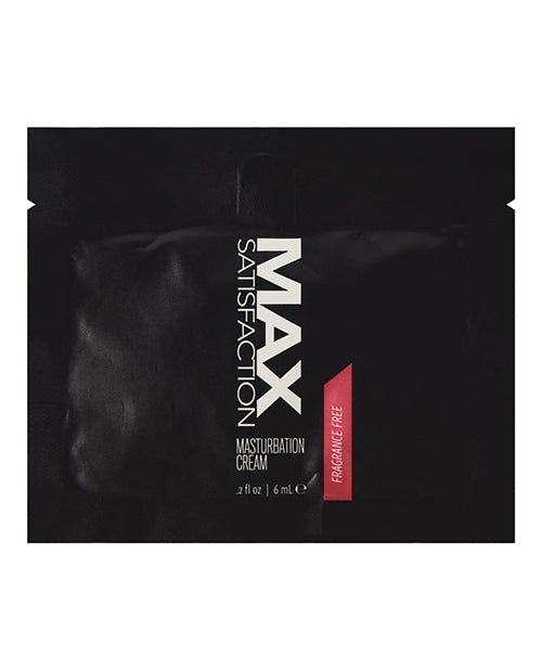 Max Satisfaction Masturbation Cream Foil - 6 ml Pack of 24 | Shop Lowest Prices at Funlove.com