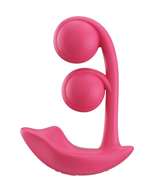 Melody Twin Balls Clit & G - Spot Vibrator - Pink | Shop Lowest Prices at Funlove.com