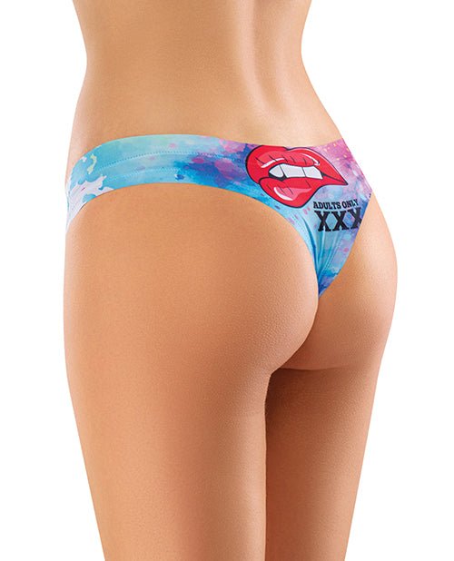 Mememe Cabal Jade Printed Thong SM | Shop Lowest Prices at Funlove.com