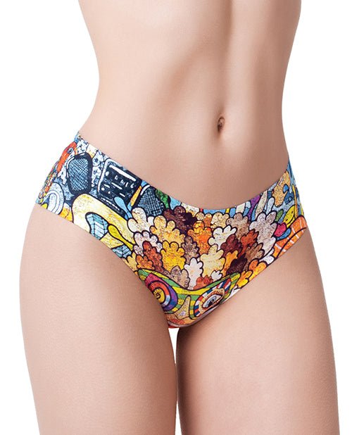 Mememe Psychotropical Trash Printed Slip XL | Shop Lowest Prices at Funlove.com