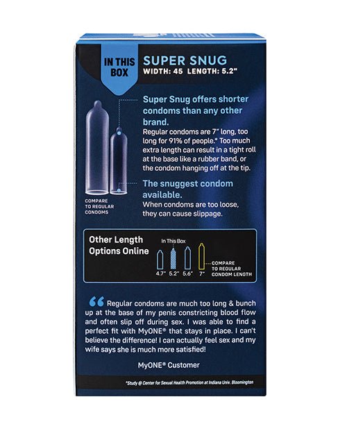 My One Super Snug Condoms - Pack of 10 | Shop Lowest Prices at Funlove.com