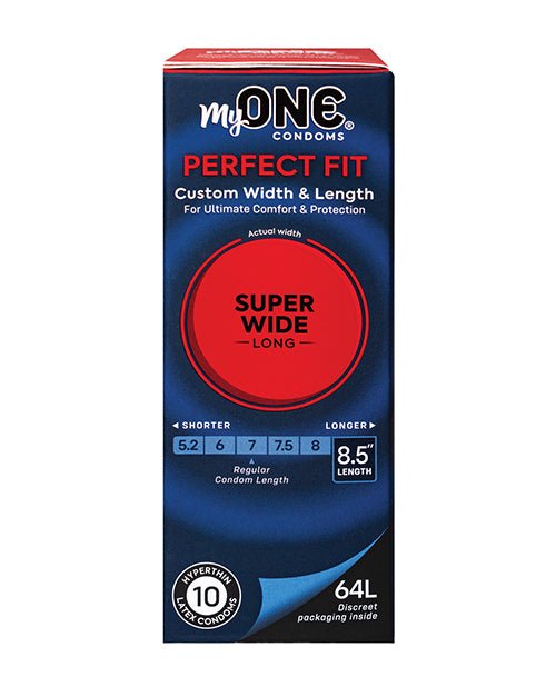 My One Super Wide & Long Condoms - Pack of 10 | Shop Lowest Prices at Funlove.com