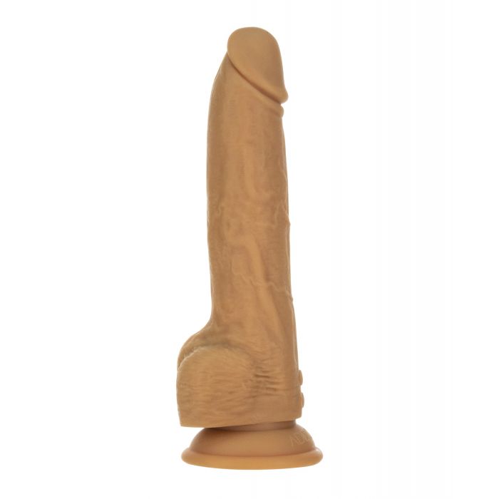 Naked Addiction 9" Thrusting Dong w/Remote - Caramel | Shop Lowest Prices at Funlove.com