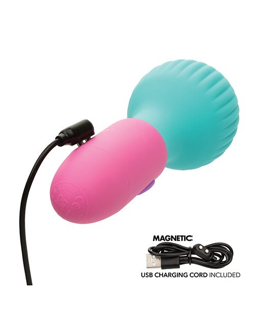 Naughty Bits to the Max Vibrating Wand - Multicolor | Shop Lowest Prices at Funlove.com