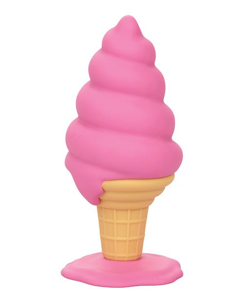 Naughty Bits Yum Bum Ice Cream Cone Butt Plug - Pink | Shop Lowest Prices at Funlove.com