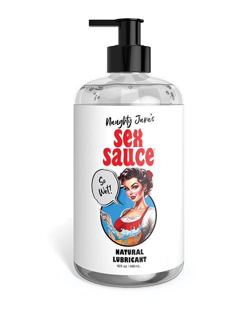 Naughty Jane's Sex Sauce Natural Lubricant - 16 oz | Shop Lowest Prices at Funlove.com
