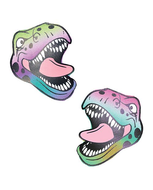 Neva Nude Reflective Dinosaur Pasties - Rainbow O/S | Shop Lowest Prices at Funlove.com