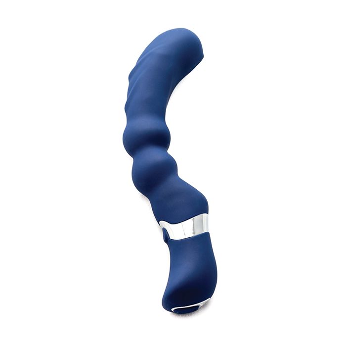 Nu Sensuelle Homme Pro S Prostate Massager - Navy Blue | Shop Lowest Prices at Funlove.com
