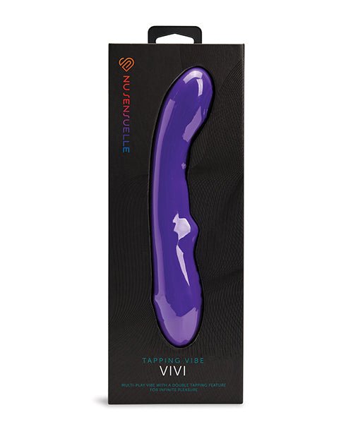 Nu Sensuelle Vivi Double Tapping Vibe - Deep Purple | Shop Lowest Prices at Funlove.com