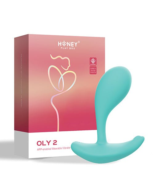 Oly 2 Pressure Sensing App - Enabled Wearable Clit & G Spot Vibrator - Blue | Shop Lowest Prices at Funlove.com