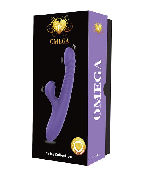 Omega Multi Function Warming Head Rabbit Vibe - Purple | Shop Lowest Prices at Funlove.com