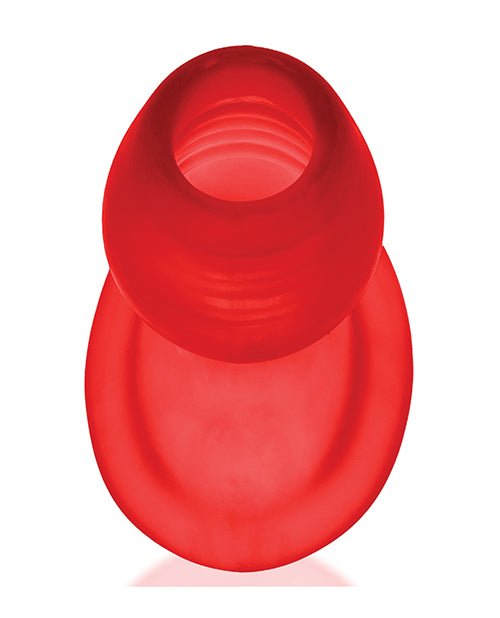 Oxballs Glowhole 2 Hollow Buttplug w/LED Insert Large - Red Morph | Shop Lowest Prices at Funlove.com