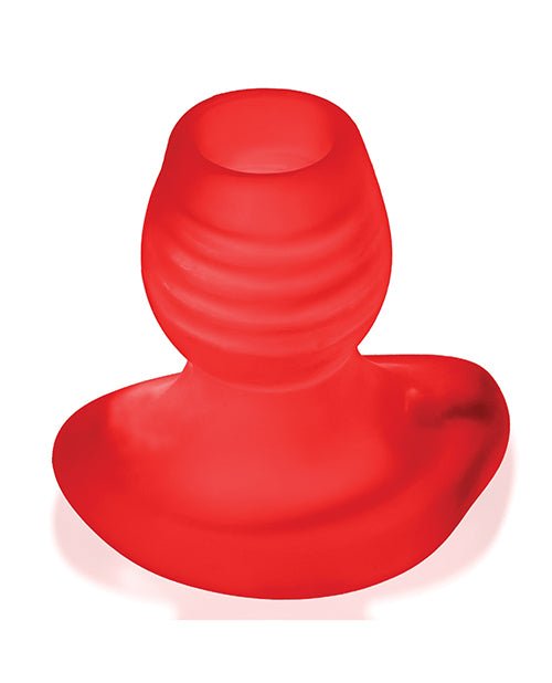 Oxballs Glowhole 2 Hollow Buttplug w/LED Insert Large - Red Morph | Shop Lowest Prices at Funlove.com