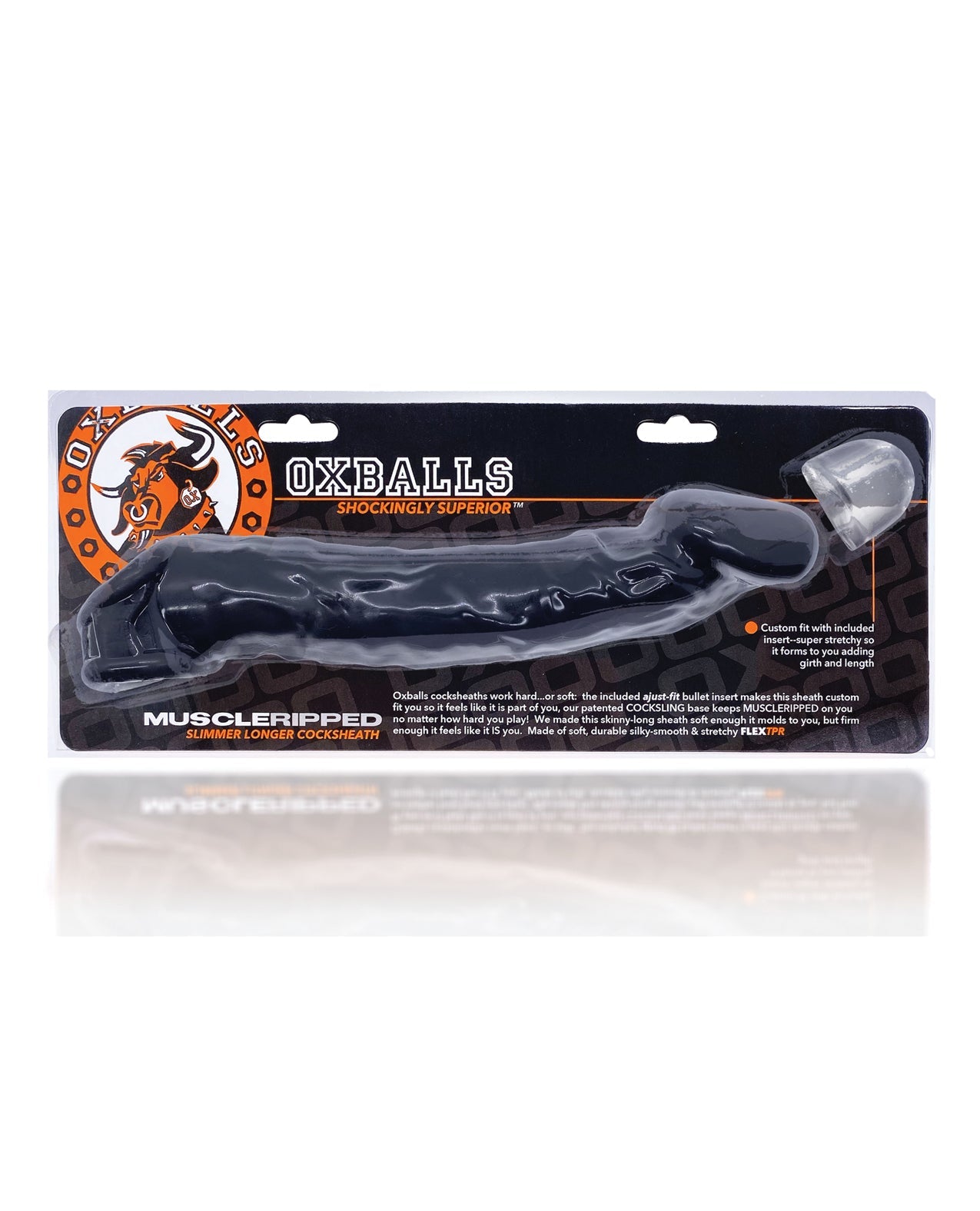 Oxballs Muscle Ripped Cocksheath - Black | Shop Lowest Prices at Funlove.com