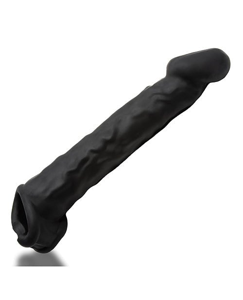 Oxballs Muscle Ripped Inner Ribbed Velvet - Smooth Cocksheath - Special Edition Black | Shop Lowest Prices at Funlove.com