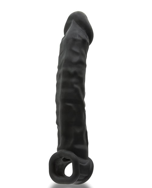 Oxballs Muscle Ripped Inner Ribbed Velvet - Smooth Cocksheath - Special Edition Black | Shop Lowest Prices at Funlove.com