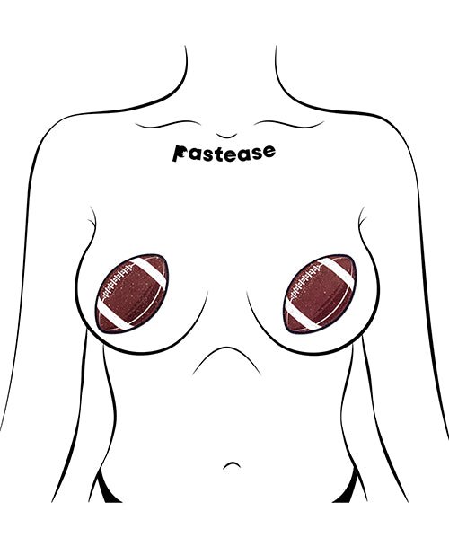 Pastease Premium Sparkly Football - Brown O/S | Shop Lowest Prices at Funlove.com