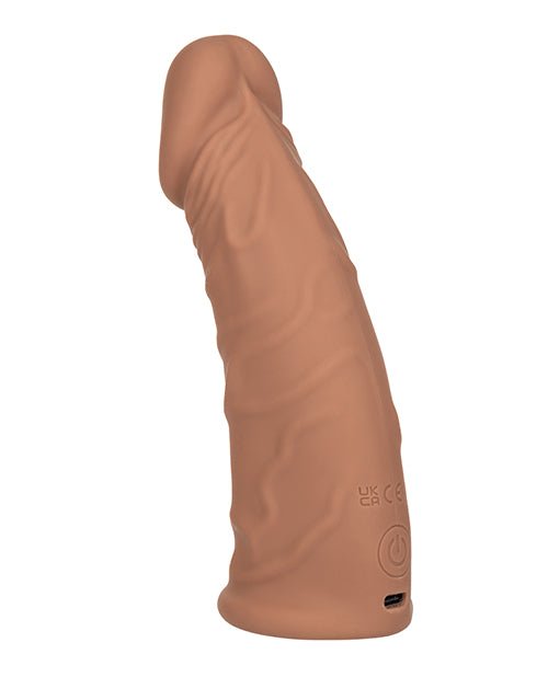 Performance Maxx 7" Vibrating Penis Extension - Brown | Shop Lowest Prices at Funlove.com