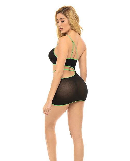 Pink Lipstick All You Need Cut Out Dress Black O/S | Shop Lowest Prices at Funlove.com