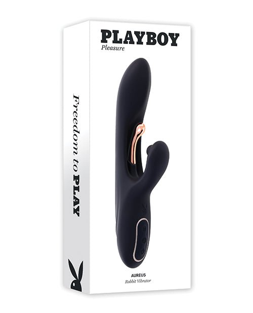 Playboy Pleasure Aureus Dual G - Spot Vibrator - Black | Shop Lowest Prices at Funlove.com