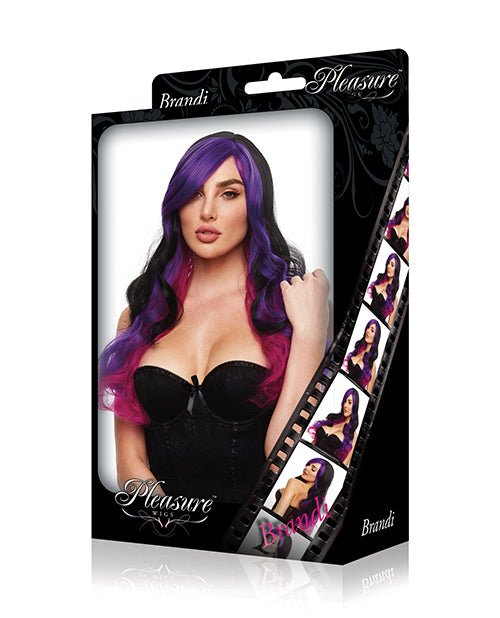 Pleasure Wigs Brandi - Black/Purple | Shop Lowest Prices at Funlove.com