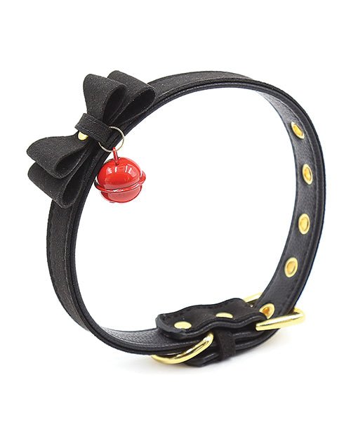 Plesur Cat Bell Bow Tie Collar - Black | Shop Lowest Prices at Funlove.com