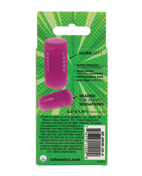 Pop Sock! Beaded Stroker - Purple | Shop Lowest Prices at Funlove.com