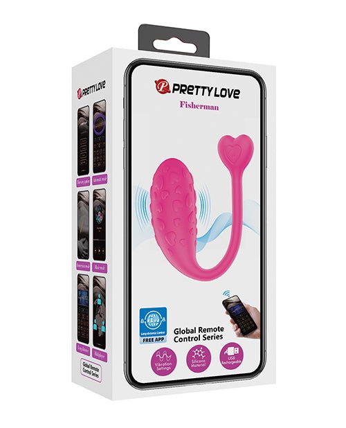 Pretty Love Fisherman Vibrating Egg - Hot Pink | Shop Lowest Prices at Funlove.com