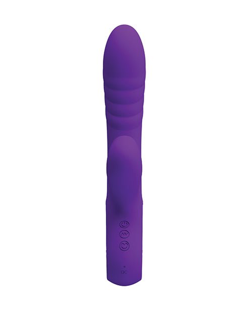 Pretty Love Jersey Sucking & Vibrating Rabbit - Purple | Shop Lowest Prices at Funlove.com