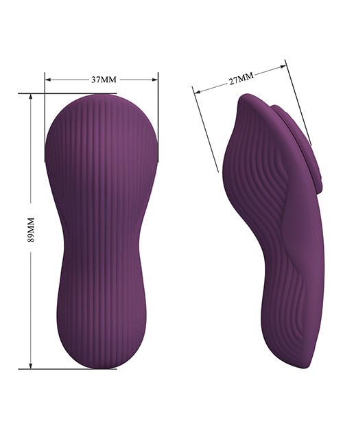 Pretty Love Mane Magnetic App - Controlled Panty Vibe - Purple | Shop Lowest Prices at Funlove.com