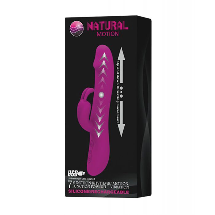Pretty Love Natural Motion Thrusting Rabbit 7 Function - Fuchsia | Shop Lowest Prices at Funlove.com