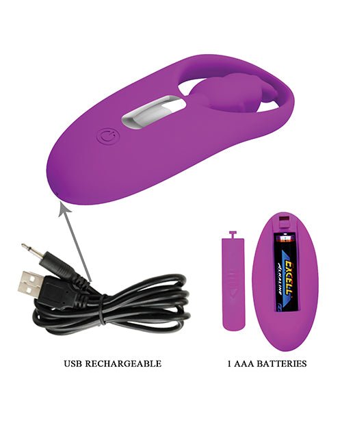 Pretty Love Wild Rabbit Panty Vibe w/Free Panty - Fuchsia | Shop Lowest Prices at Funlove.com