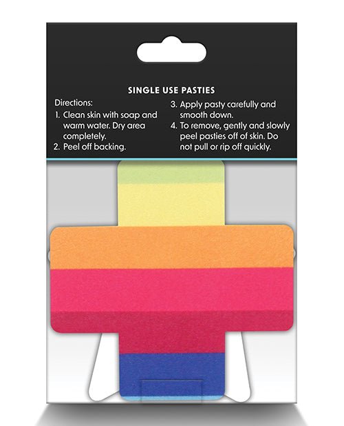 Pretty Pasties Pride Cross & Star Rainbow - 2 Pair | Shop Lowest Prices at Funlove.com