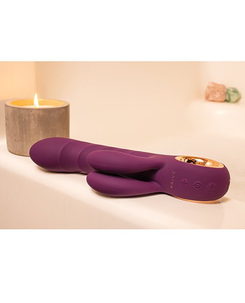 PRIVE Super Rabbit Vibrator - Purple | Shop Lowest Prices at Funlove.com