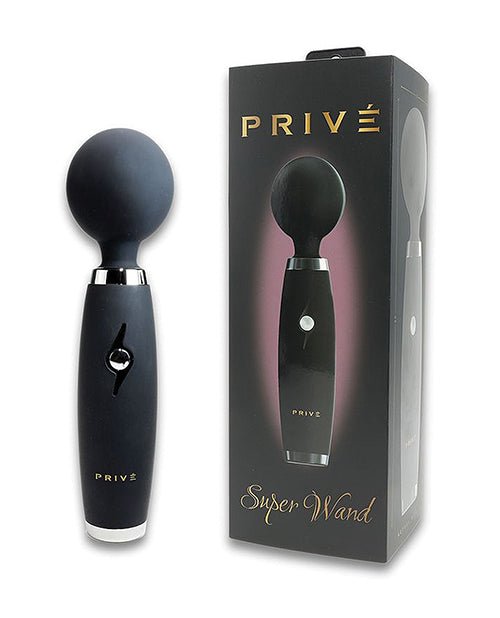 PRIVE Super Wand Massager - Black | Shop Lowest Prices at Funlove.com