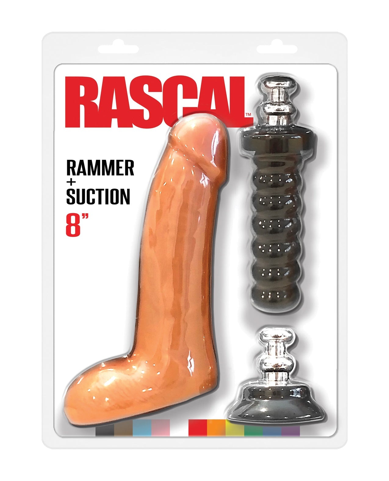 Rascal 8" Cock w/Rammer & Suction | Shop Lowest Prices at Funlove.com