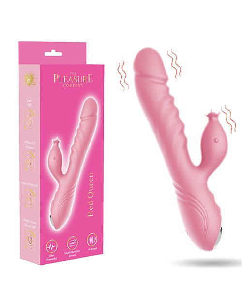 Red Queen Tickler Rabbit Vibe - Pink | Shop Lowest Prices at Funlove.com