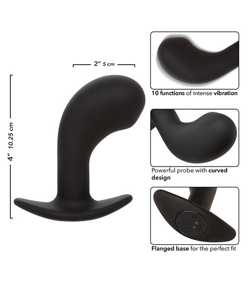 Rock Bottom Curved Prostate Probe - Black | Shop Lowest Prices at Funlove.com