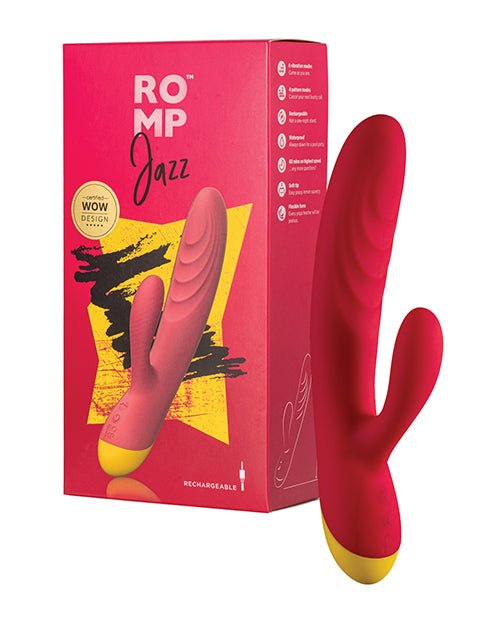 ROMP Jazz Rabbit Vibrator - Berry | Shop Lowest Prices at Funlove.com