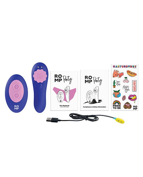 ROMP Party Panty Vibe - Blue | Shop Lowest Prices at Funlove.com