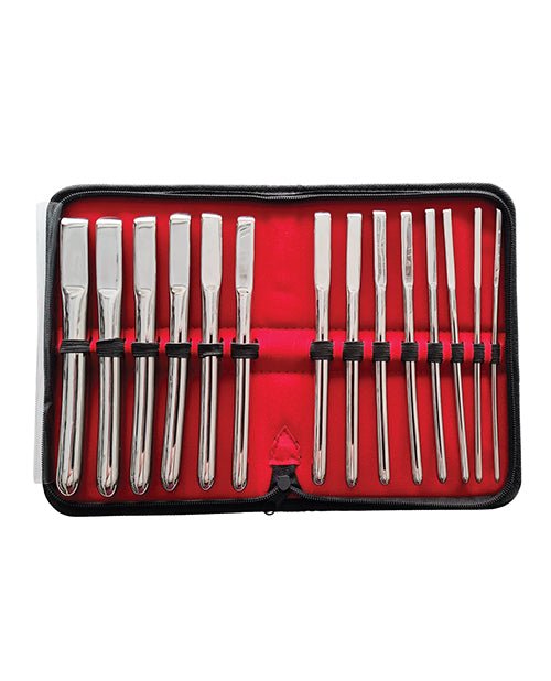 Rouge Stainless Steel Hegar Uterine Dilator Set - Set of 14 | Shop Lowest Prices at Funlove.com
