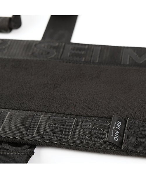 Sei Mio Behind Closed Doors Hanging Sex Swing - Black | Shop Lowest Prices at Funlove.com