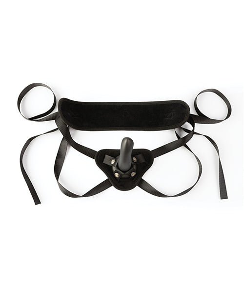 Sei Mio Cocked & Loaded Advanced Strap - On Harness & 6.5" Dildo - Black | Shop Lowest Prices at Funlove.com