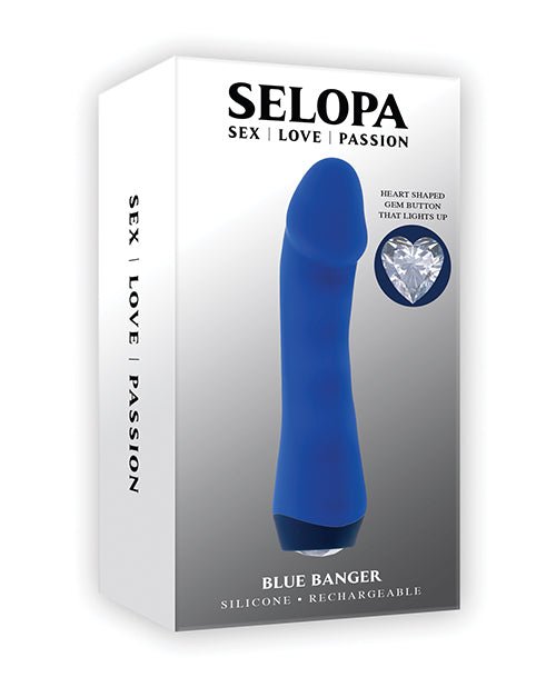 Selopa Blue Banger Petite Vibrator - Blue | Shop Lowest Prices at Funlove.com