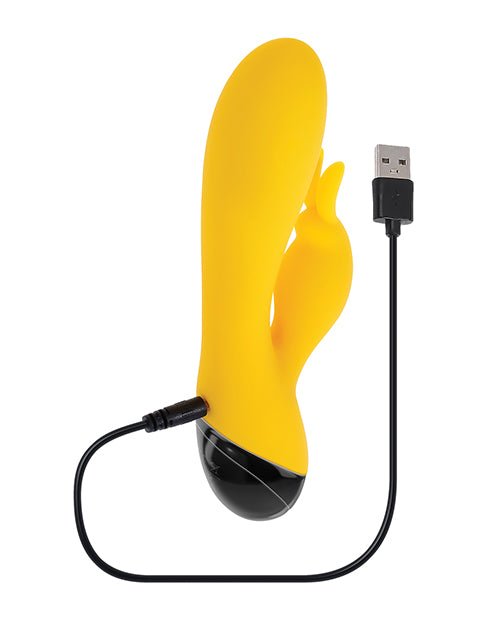 Selopa Buzzz Bunny Rabbit Vibrator - Yellow/Black | Shop Lowest Prices at Funlove.com