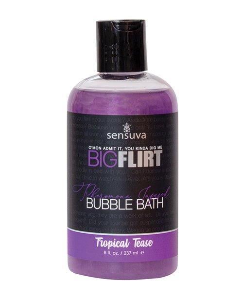 Sensuva Big Flirt Pheromone Bubble Bath - 8 Oz | Shop Lowest Prices at Funlove.com
