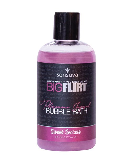 Sensuva Big Flirt Pheromone Bubble Bath - 8 Oz | Shop Lowest Prices at Funlove.com
