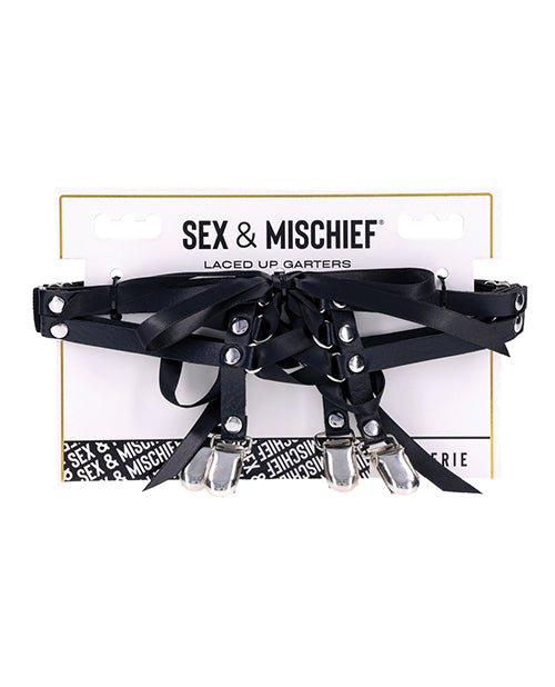 Sex & Mischief Laced Up Garters | Shop Lowest Prices at Funlove.com