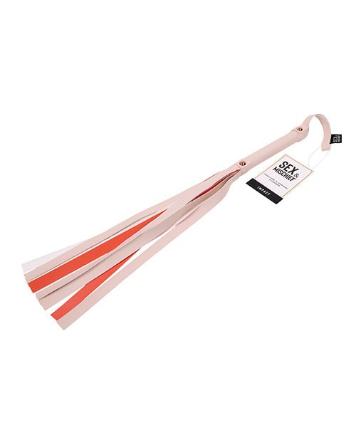 Sex & Mischief Peaches 'n CreaMe Stripe Flogger | Shop Lowest Prices at Funlove.com